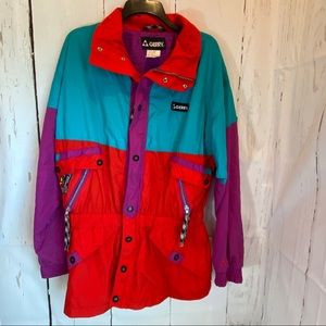 Gerry Vintage Retro Med Ski Rain Wind Snow Jacket